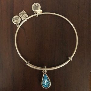 Blue Droplet Charm Bracelet